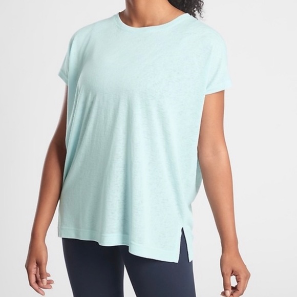 Athleta Tops - Athleta EUC Women’s Size Small Release Tee Gentle Blue